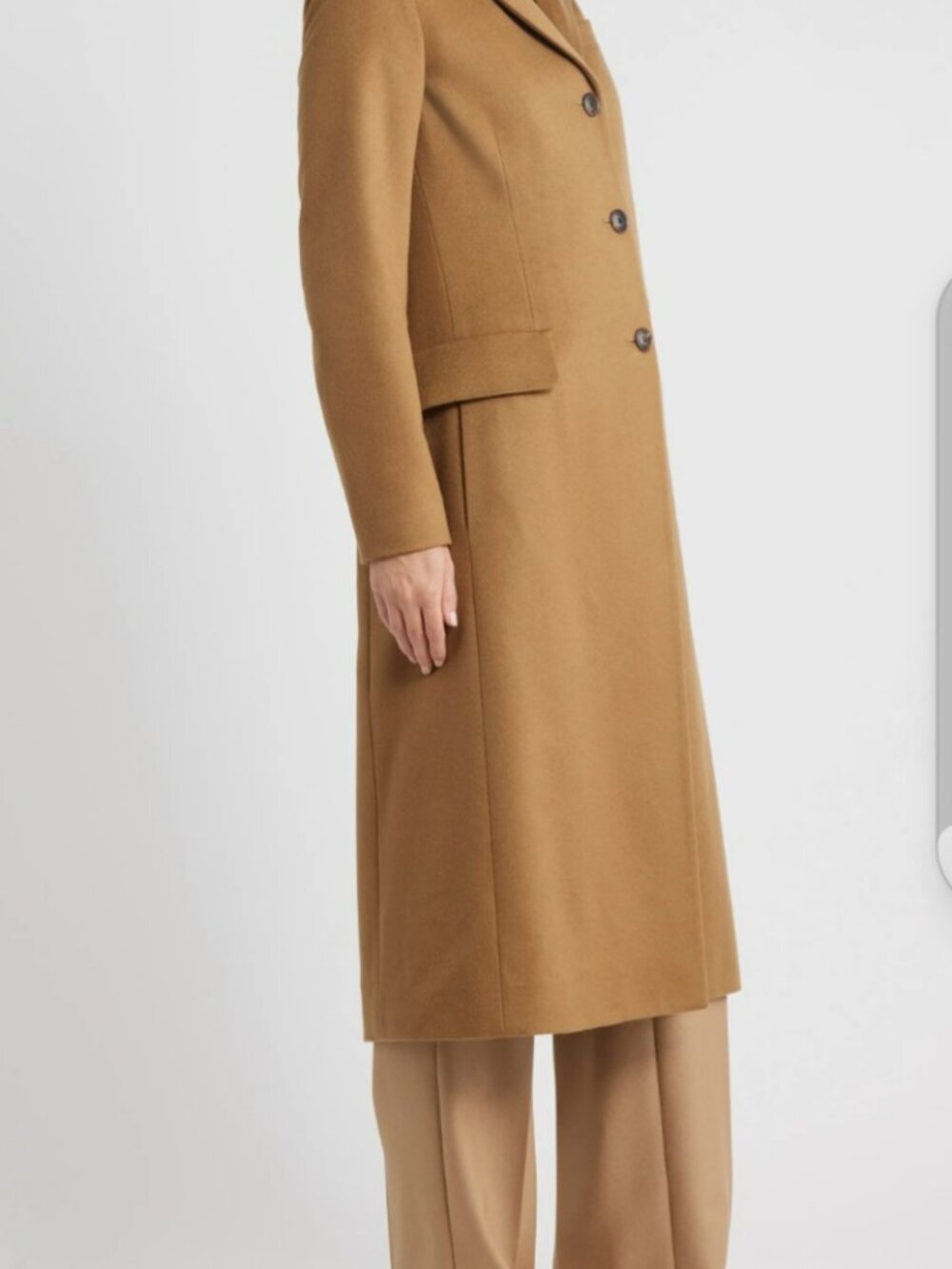NWT Fleurette Kate Cashmere Coat/Vicuna, Size 8